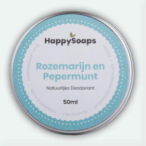 Natuurlijke Deodorant Rozemarijn En Pepermunt 50ml Happysoaps Baak Detailhandel